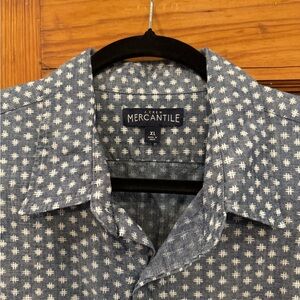 J. Crew Factory men’s short sleeve button down shirt